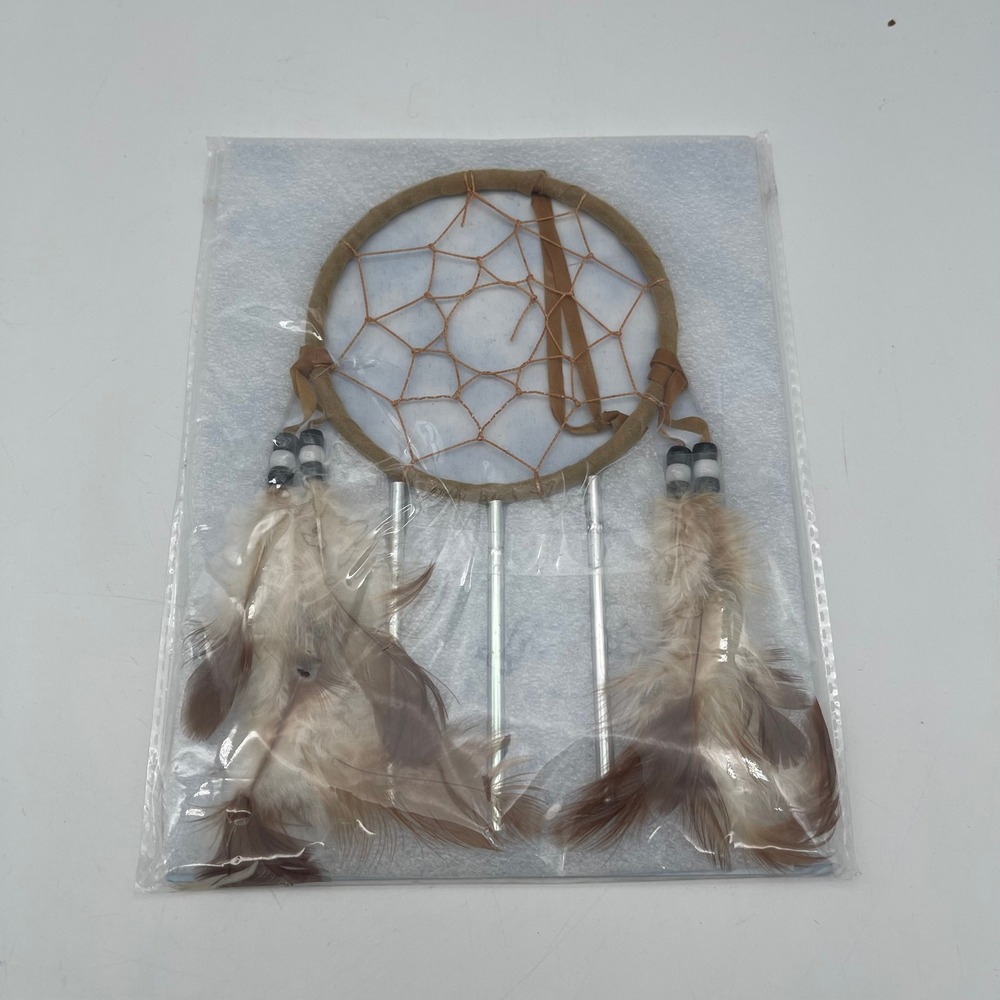 Dreamcatcher Wall Hanging with Feathers Chimes and Legend Card New